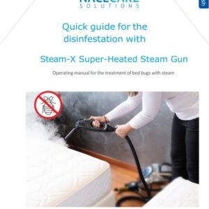Pistolet vapeur Bed Bug Steam X — NaceCare