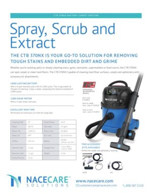 Aspirateur dorsal compact CTB 370NX — NaceCare