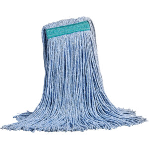 MOP-BRINS COUPÉS-BLEU-BANDE ETROITE-20OZ