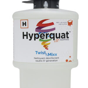 HYPERQUAT T&M DÉSINFECTANT NEUTRE 5E GÉNÉRATION 2L DÉBIT BAS