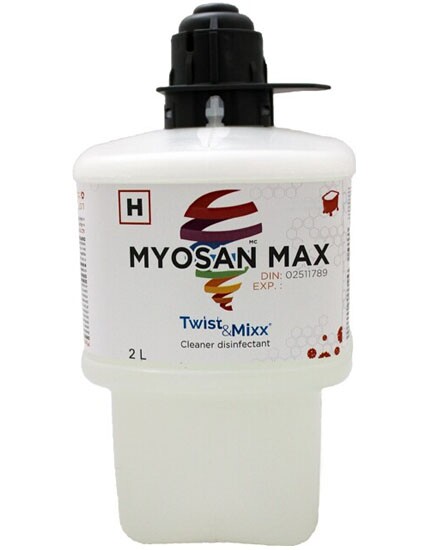 MYOSAN MAX T&M NETTOYANT DÉSINFECTANT ASSAINISSEUR 2L DÉBIT BAS