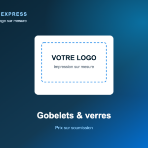 Gobelets & verres à votre logo