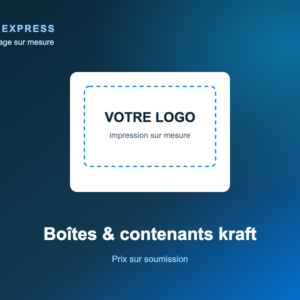 Boîtes & contenants kraft à votre logo