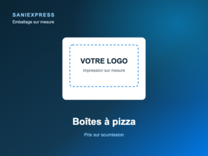 Boîtes à pizza à votre logo