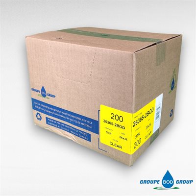 Caisse de sacs à ordures — SAC 26X36” CANGUARD FORT CLAIR 200/CSE