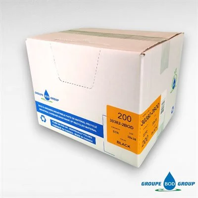 Caisse de sacs à ordures — SAC 30X38″ CANGUARD FORT NOIR 200/CSE