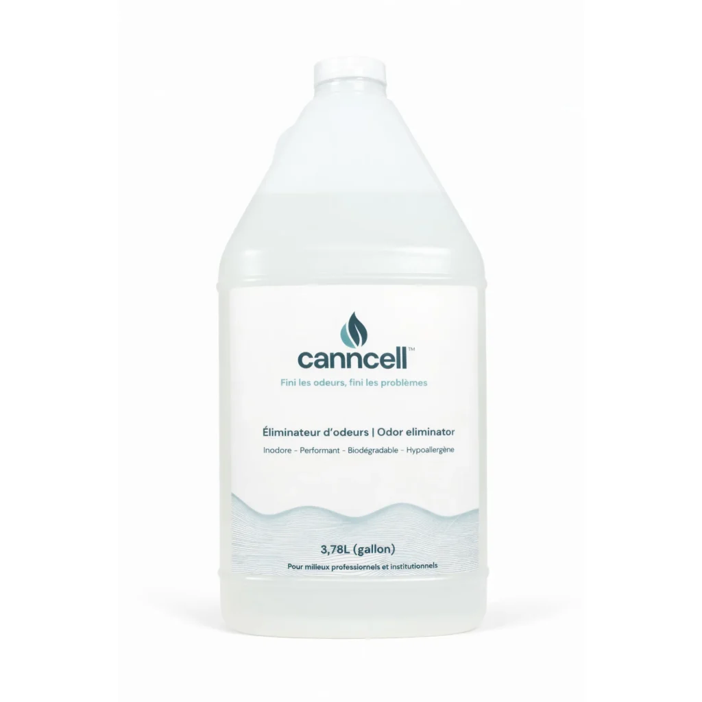 Éliminateur d'odeurs Canncell 3,78 L (gallon), inodore et biodégradable