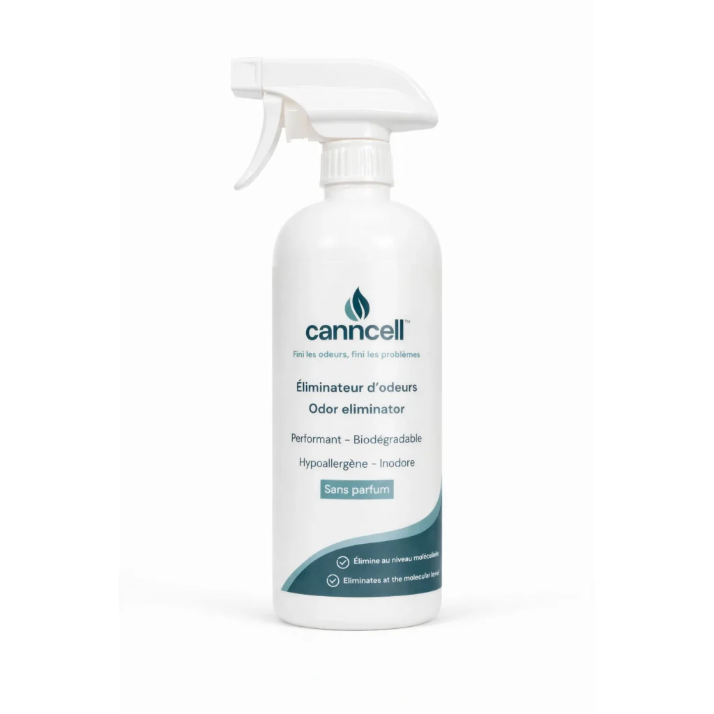 Éliminateur d'odeurs Canncell 450 ml avec vaporisateur à gâchette