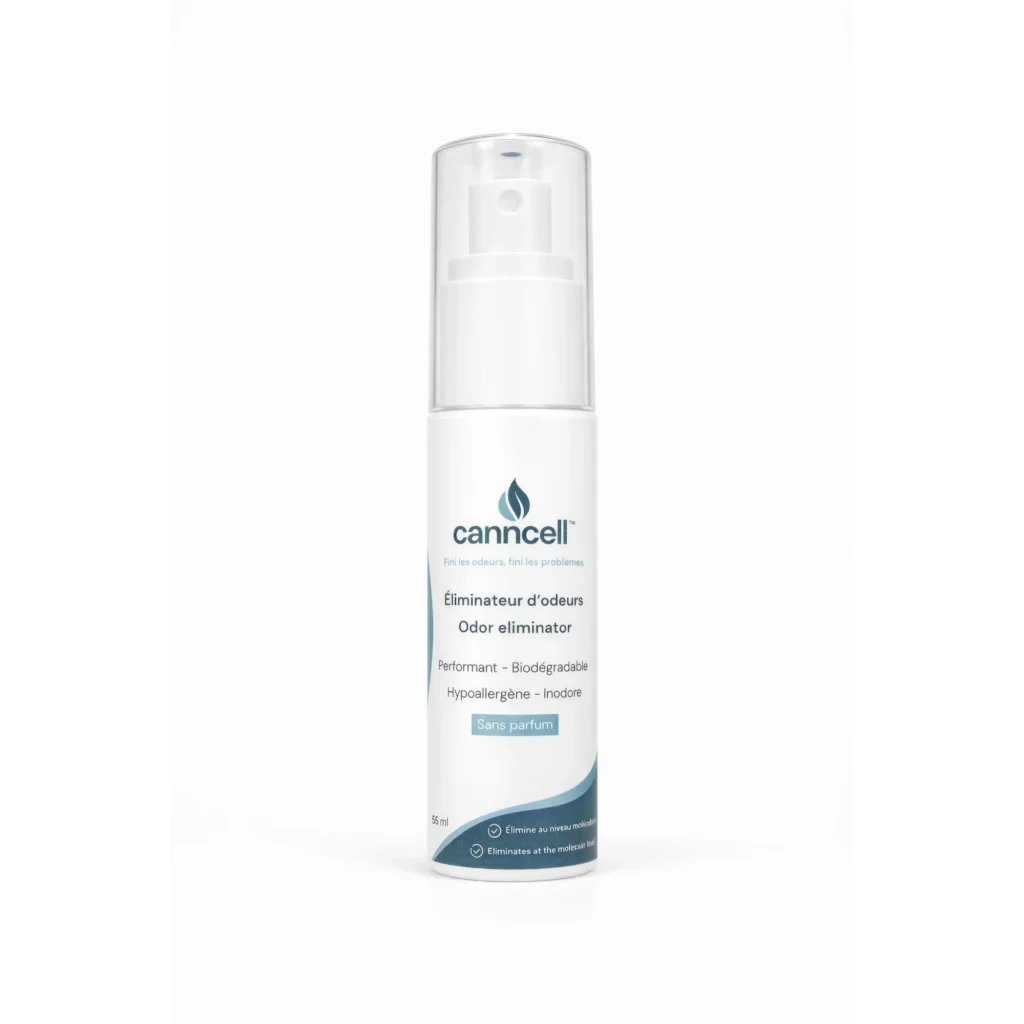 Éliminateur d'odeurs Canncell 56 ml format poche avec pompe
