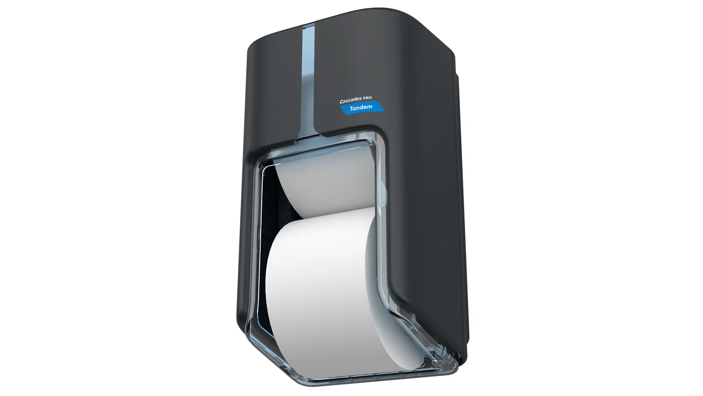DISTRIBUTRICE PAPIER TOILETTE STANDARD 2 RL TANDEM NOIR