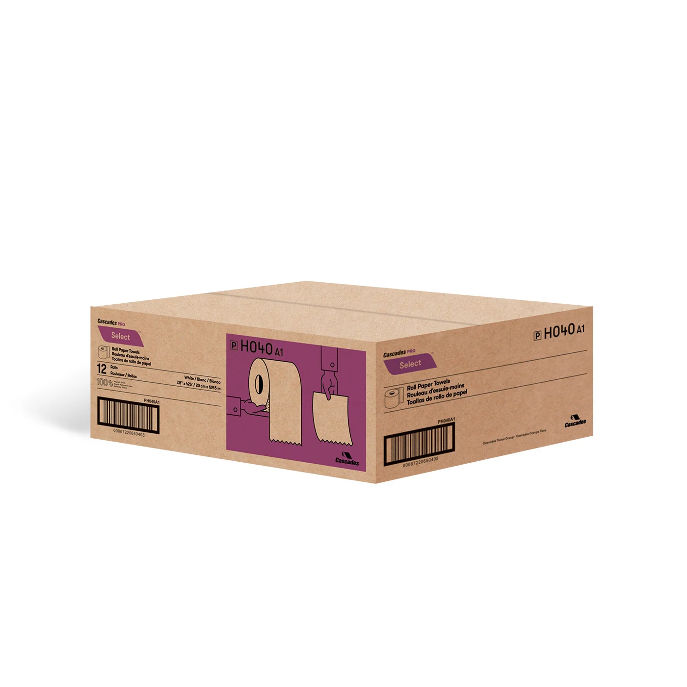 PAP-MAIN BLANC CASCADE PRO H040 12X425′