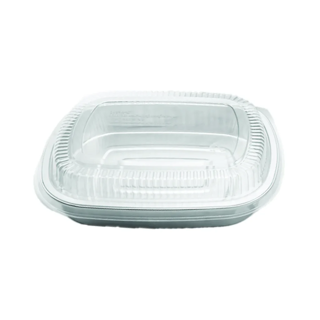 Contenant Aluminium Lisse + Couvercle Dome 45OZ (50/CSE)