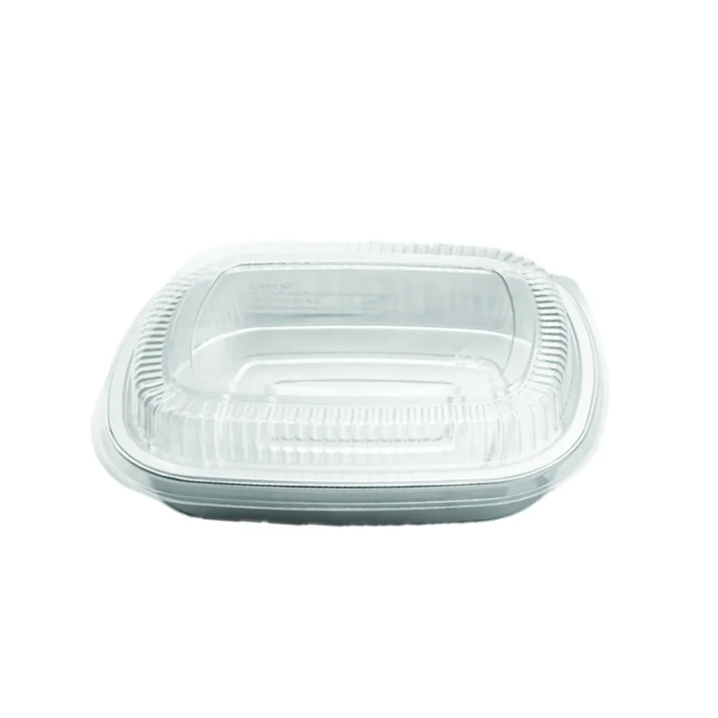 Contenant Aluminium Lisse + Couvercle Dome 25OZ (100/CSE)