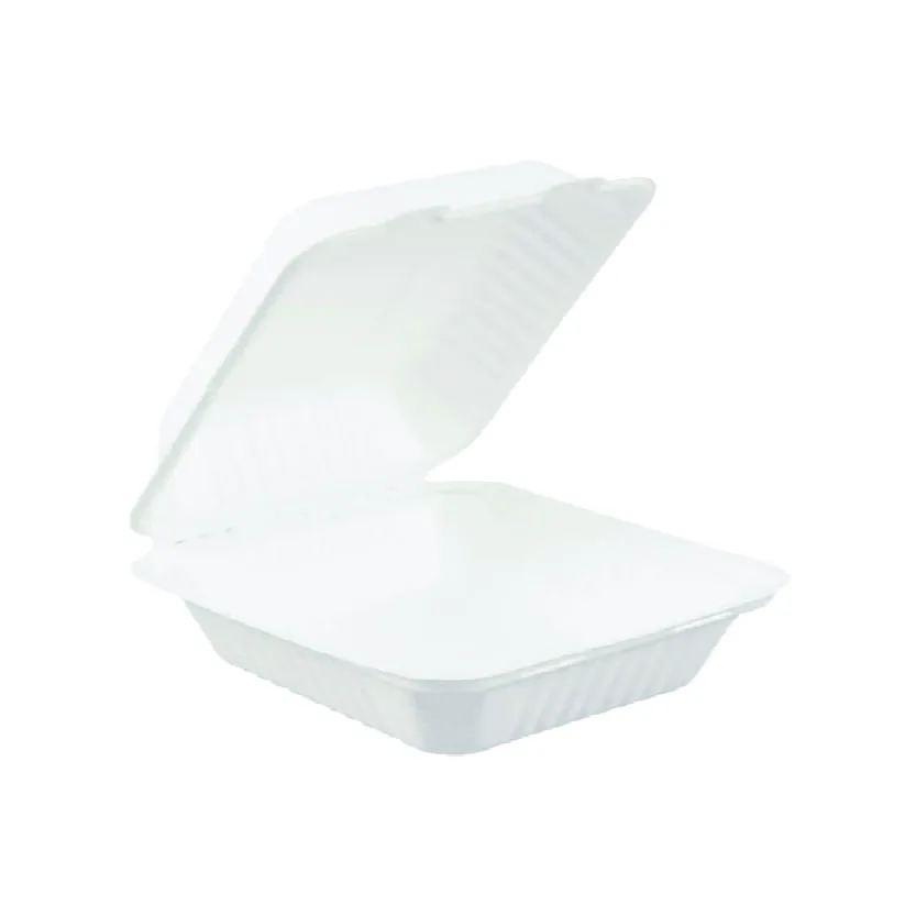 Contenant en Bagasse 8X8 1C. 200/CSE (4-003013)