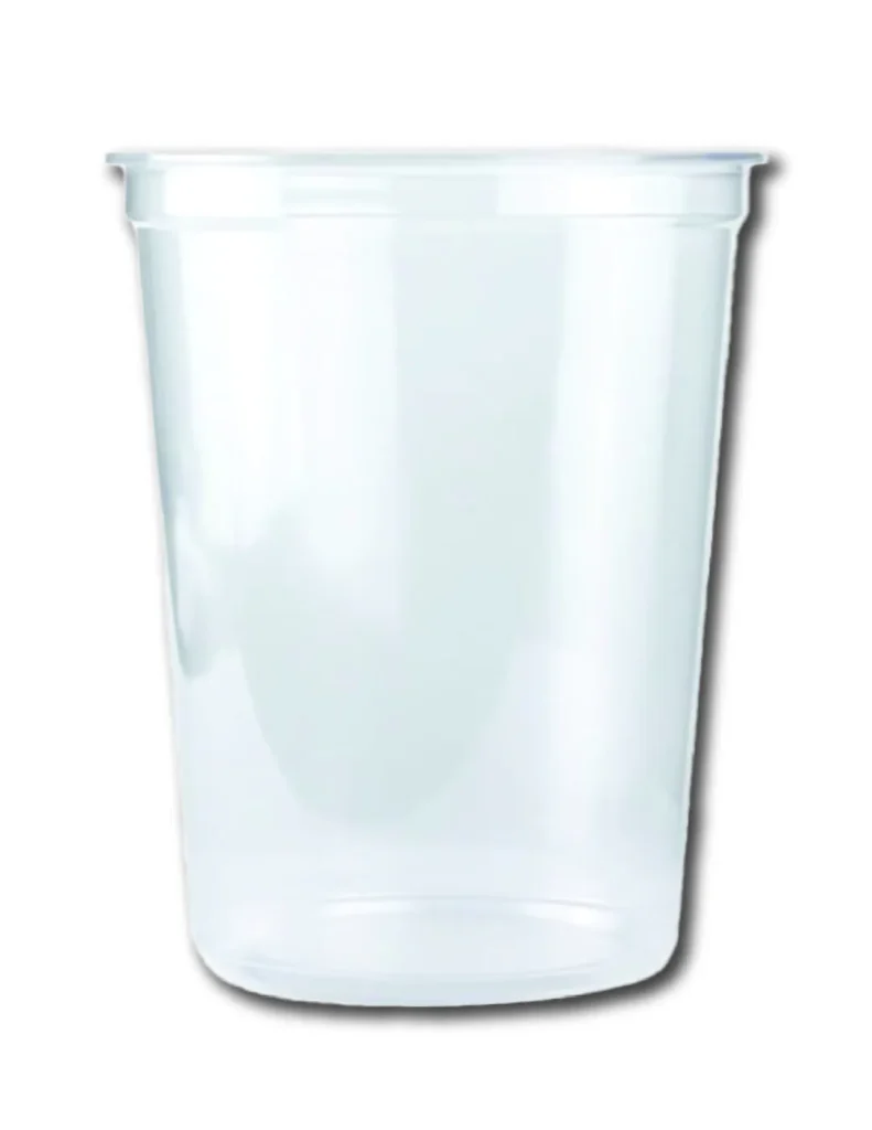 Contenant Deli PP 32OZ Cylindrique 500/CAISSES