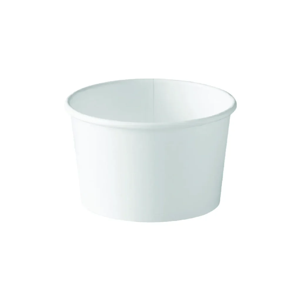 Bol en Carton Blanc pour Creme Glacé 12OZ (500/CSE)