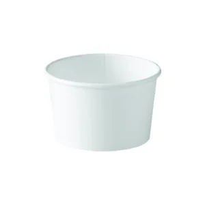 BOL EN CARTON BLANC POUR CREME GLACÉ 12OZ (500/CSE)