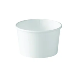 BOL EN CARTON BLANC POUR CREME GLACÉ 16OZ (500/CSE)