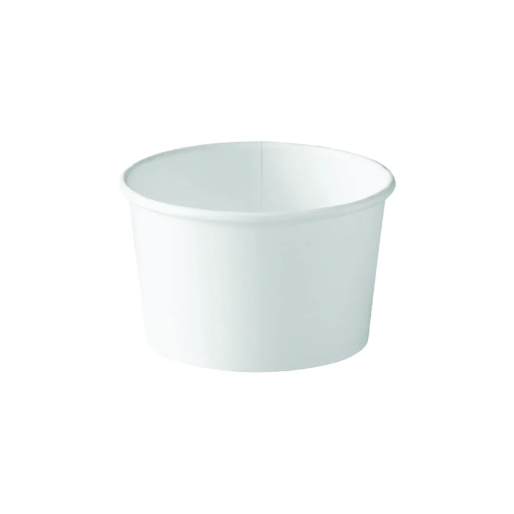 Bol en Carton Blanc pour Creme Glacé 8OZ (500/CSE)