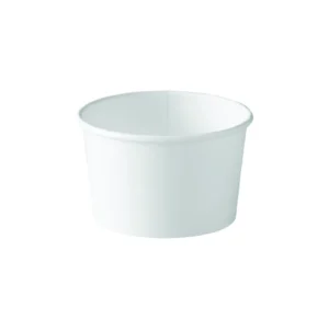 BOL EN CARTON BLANC POUR CREME GLACÉ 8OZ (500/CSE)