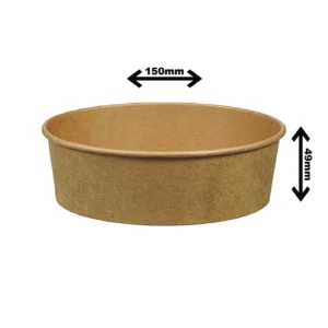 Bol en Carton Kraft 17OZ (5.9″X1.9″) 300/BTE (4-002740)