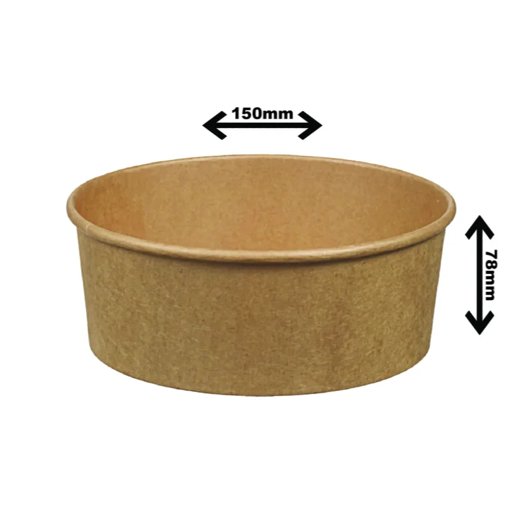 Bol en Carton Kraft 34OZ (5.9″X3″) 300/BTE (4-002764)