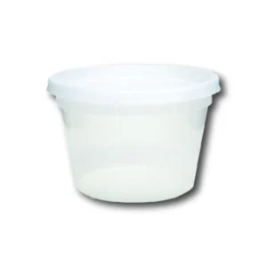Combo Conteneur Clair Deli Rond (Micro-Onde) 24OZ (240/CSE)