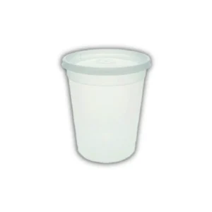 Combo Conteneur Clair Deli Rond (Micro-Onde) 32OZ (240/CSE)