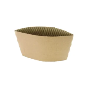 MANCHON CARTON BRUN 90MM POUR VERRE A CAFÉ (1000/CSE)