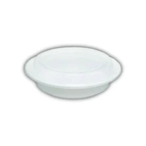 COMBO CONTENANT DELI BLANC ROND BLANC 24OZ 150/CSE