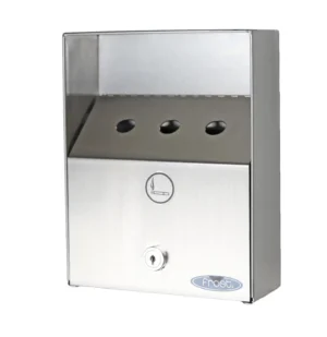 CENDRIER EXT.FROST 908 9×7″x3″ ACIER INOX 3 TROUS Frost 908
