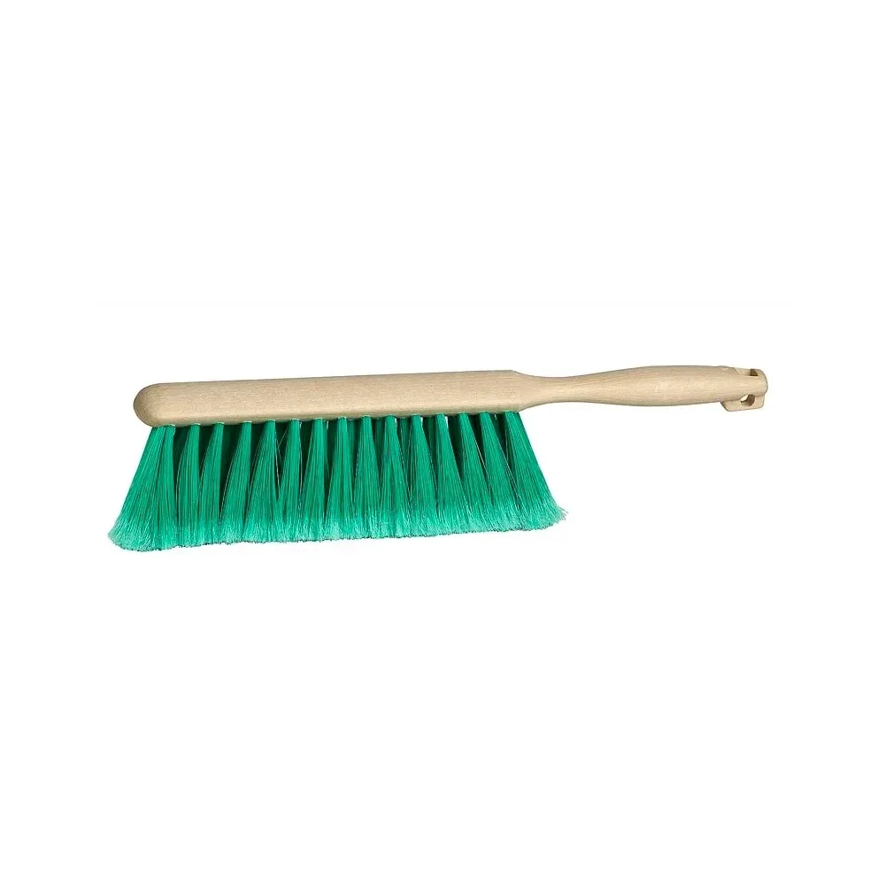 Brosse de Comptoir Fibre Verte et Bloc Plastique
