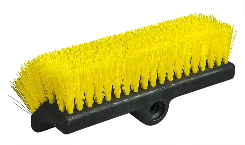 Brosse à Camion 2 Niveaux Jaune Poil Rigide