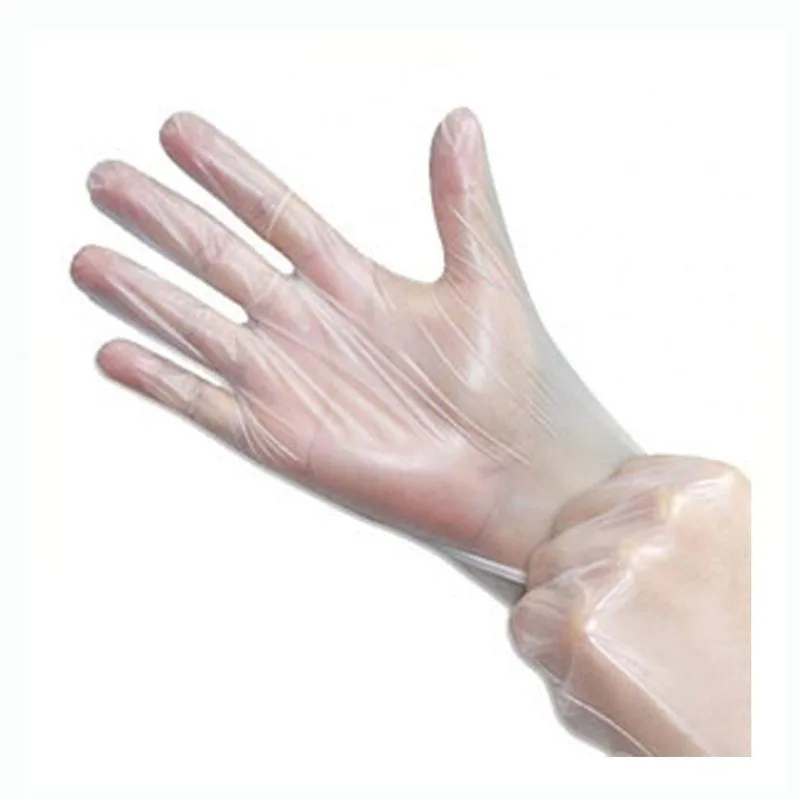 Gants Jetables Clair en Polymeres S/P X-Large 100/BTES