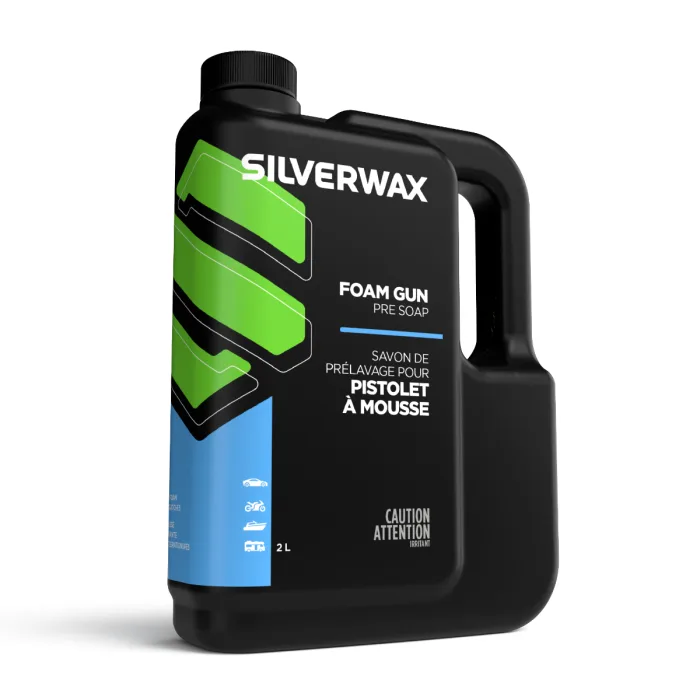 Savon de prélavage pour pistolet à mousse — produit Silverwax officiel
