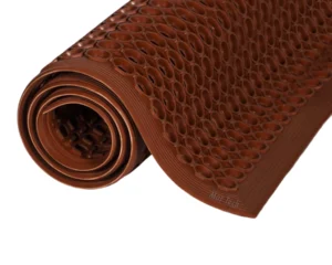 Tapis Safewalk Light Terra Cotta présenté en rouleau