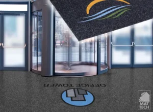 Tapis avec logo Dura DOT Insertion Graphique