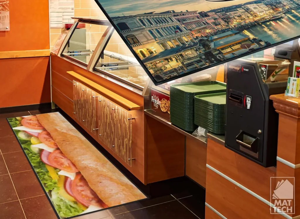 Tapis avec logo HD JET Print