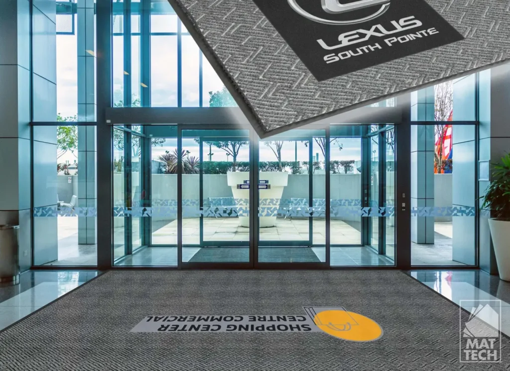 Tapis avec logo Triathlon — insertion graphique