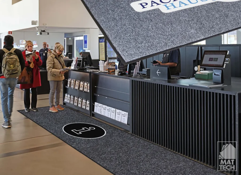 Tapis avec logo Marathon Insertion Graphique