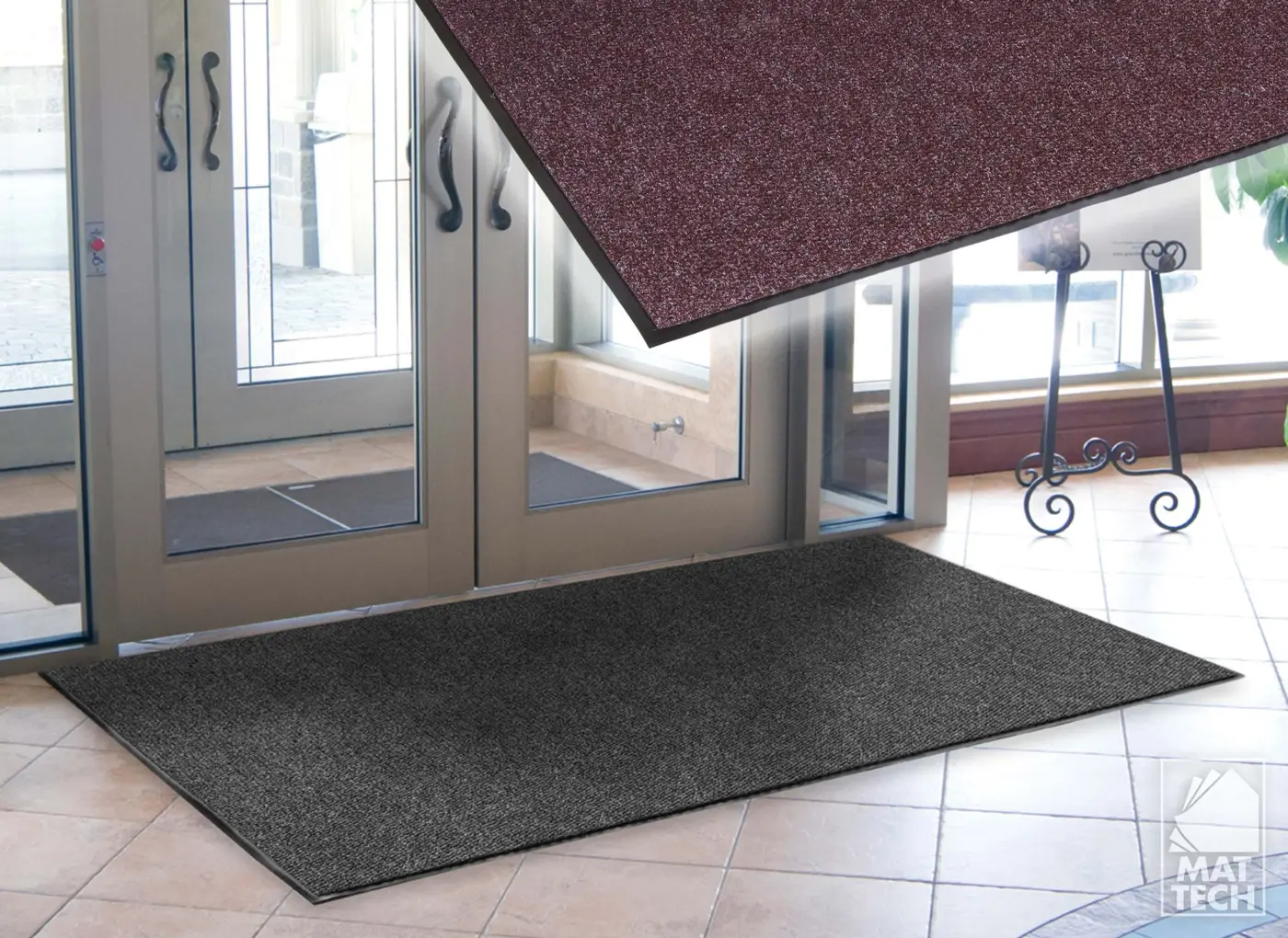 Tapis d'entrée Needle PIN — Gris