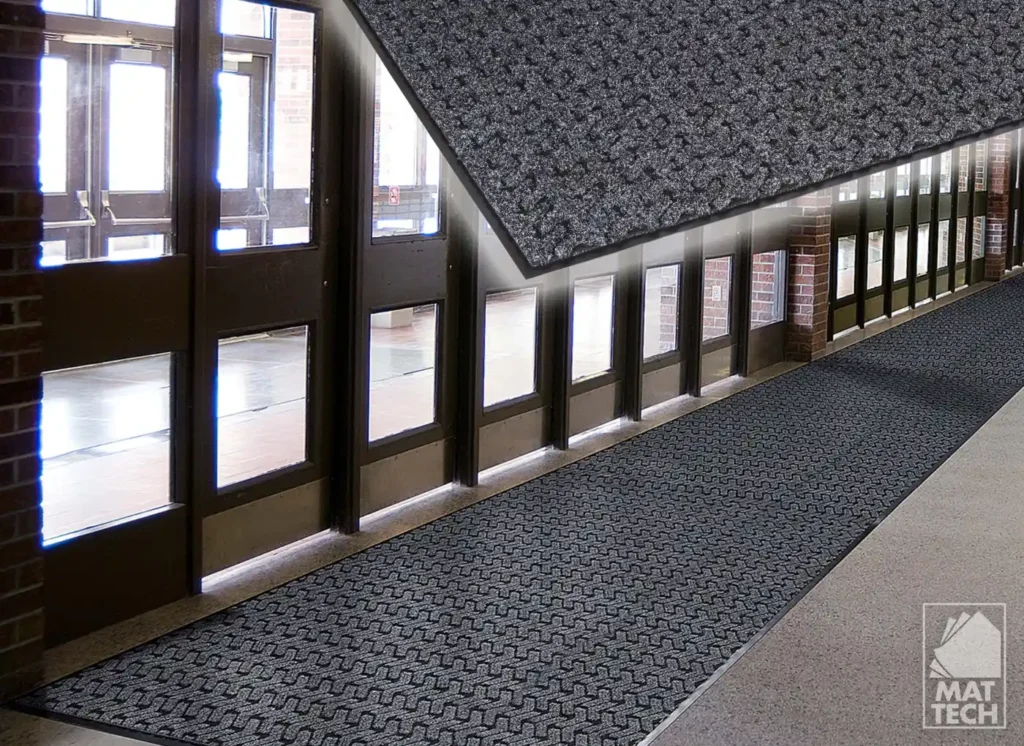 Tapis d'entrée Tire Track