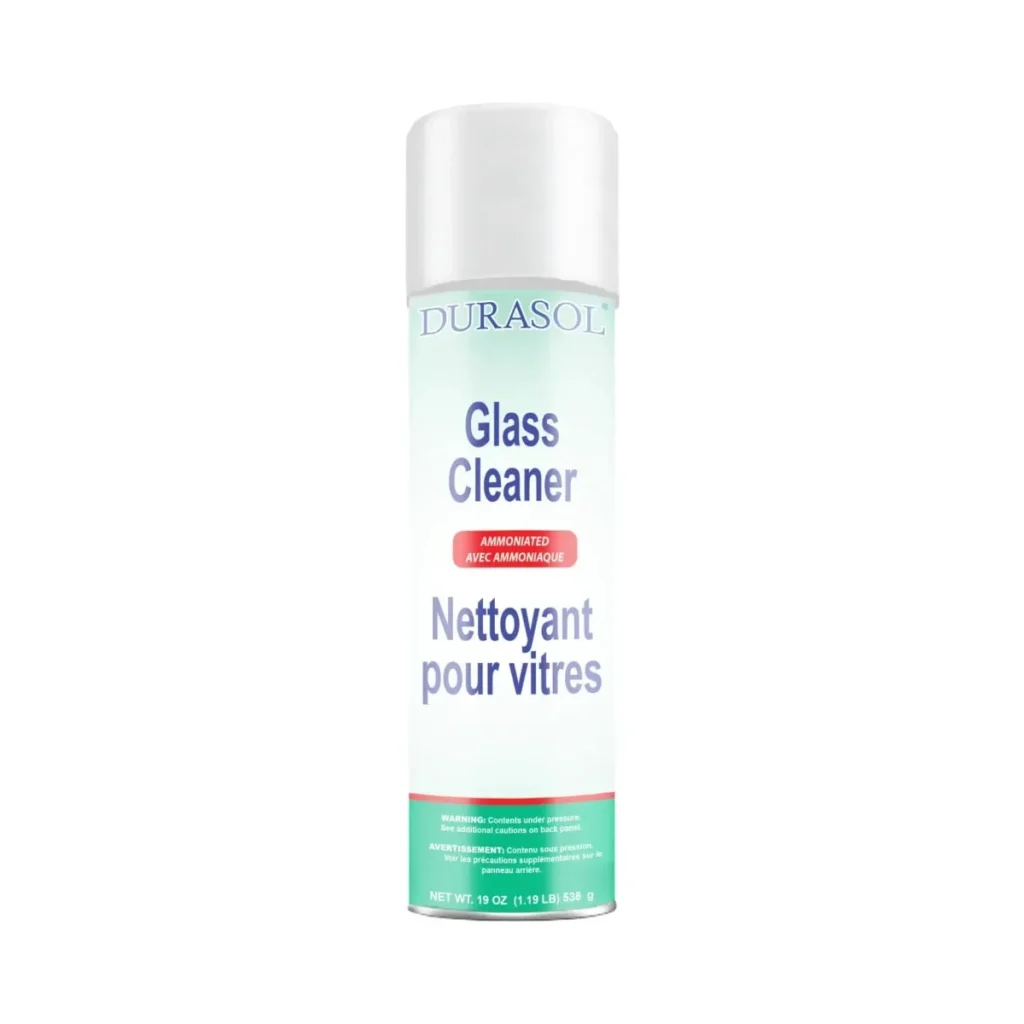Aerosol Durasol Nettoyant à Vitres avec Ammoniac – 19 OZ