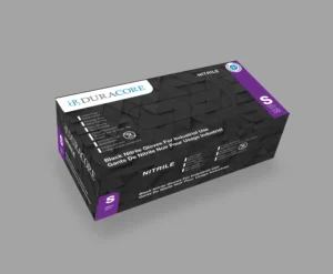 Gants Nitrile Duracore 6MIL Noir Small 100/BTE (B62260)