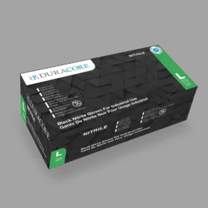 Gants Nitrile Duracore 6MIL Noir Large 100/BTE (B62280)
