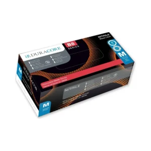 Gant Nitrile Indust. Noir 8MIL Medium 50/BTE (Poignet Long) gants nitrile noir 8 mil M