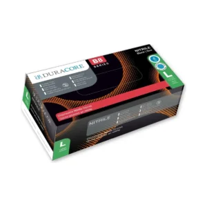 Gant Nitrile Indust. Noir 8MIL Large 50/BTE (Poignet Long) gants nitrile noir 8 mil L