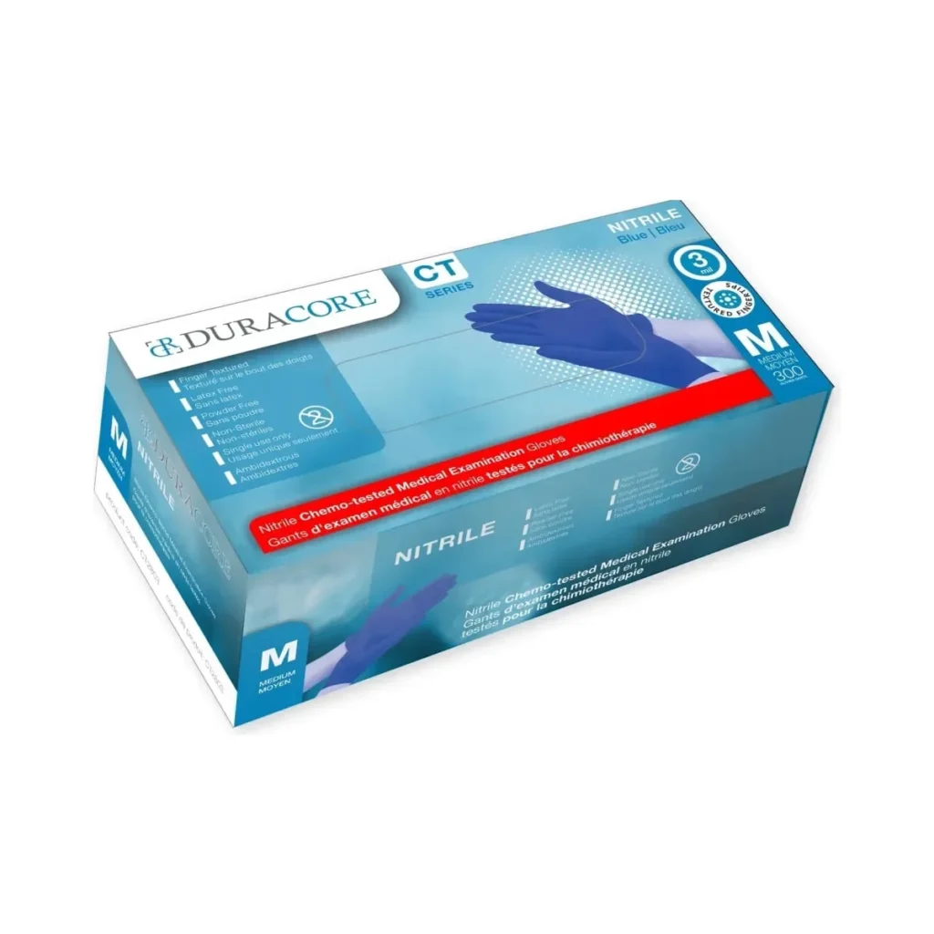 Gants Nitrile Cobalt 2.8MIL Serie-C 300/BTE Medium gants nitrile Cobalt M