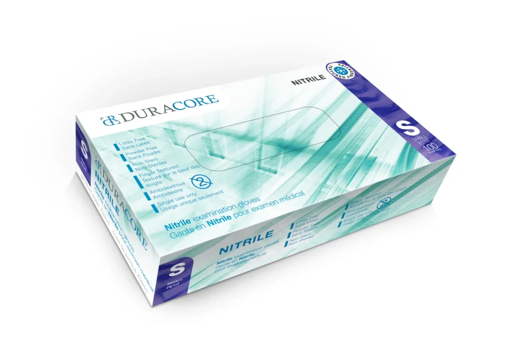 Gants Nitrile 3.7MIL E-Series 100/BTE Small (E2910)
