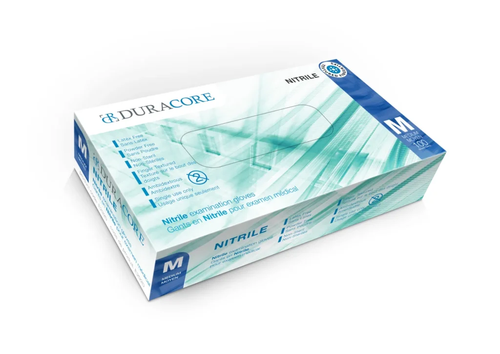 Gants Nitrile 3.7MIL E-Series 100/BTE Medium (E2920)